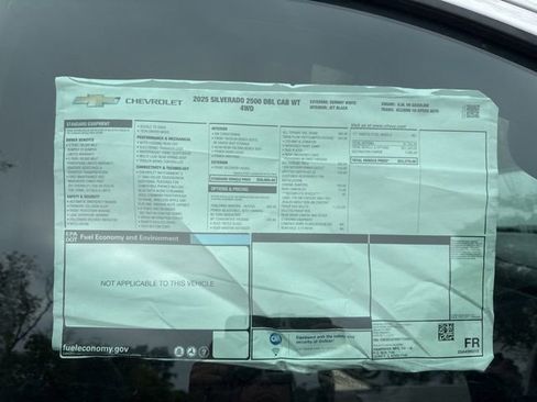 New 2025 Chevrolet Silverado 2500 W/T w/ WT Convenience Package image 21