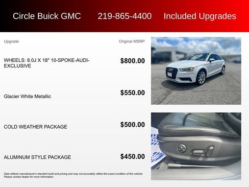 Used 2015 Audi A3 2.0T Premium w/ Cold Weather Package AWD/4WD image 3