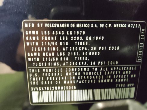 Used 2022 Volkswagen Taos SE image 33