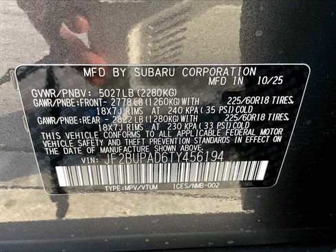 New 2026 Subaru Outback Premium image 19