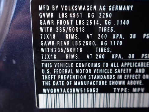 Used 2011 Volkswagen Tiguan SEL AWD/4WD image 46