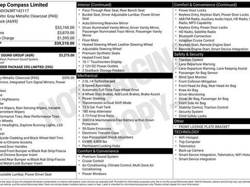 Used 2024 Jeep Compass Limited w/ Sun and Sound Group image 10