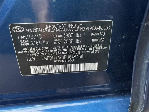 Used 2015 Hyundai Elantra SE image 29
