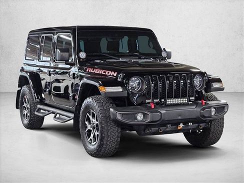 Used 2021 Jeep Wrangler Unlimited Rubicon AWD/4WD image 3