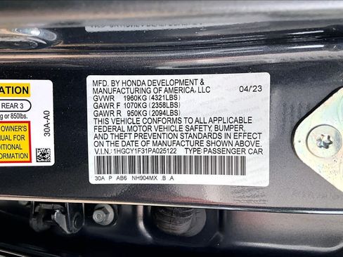 Used 2023 Honda Accord EX image 34