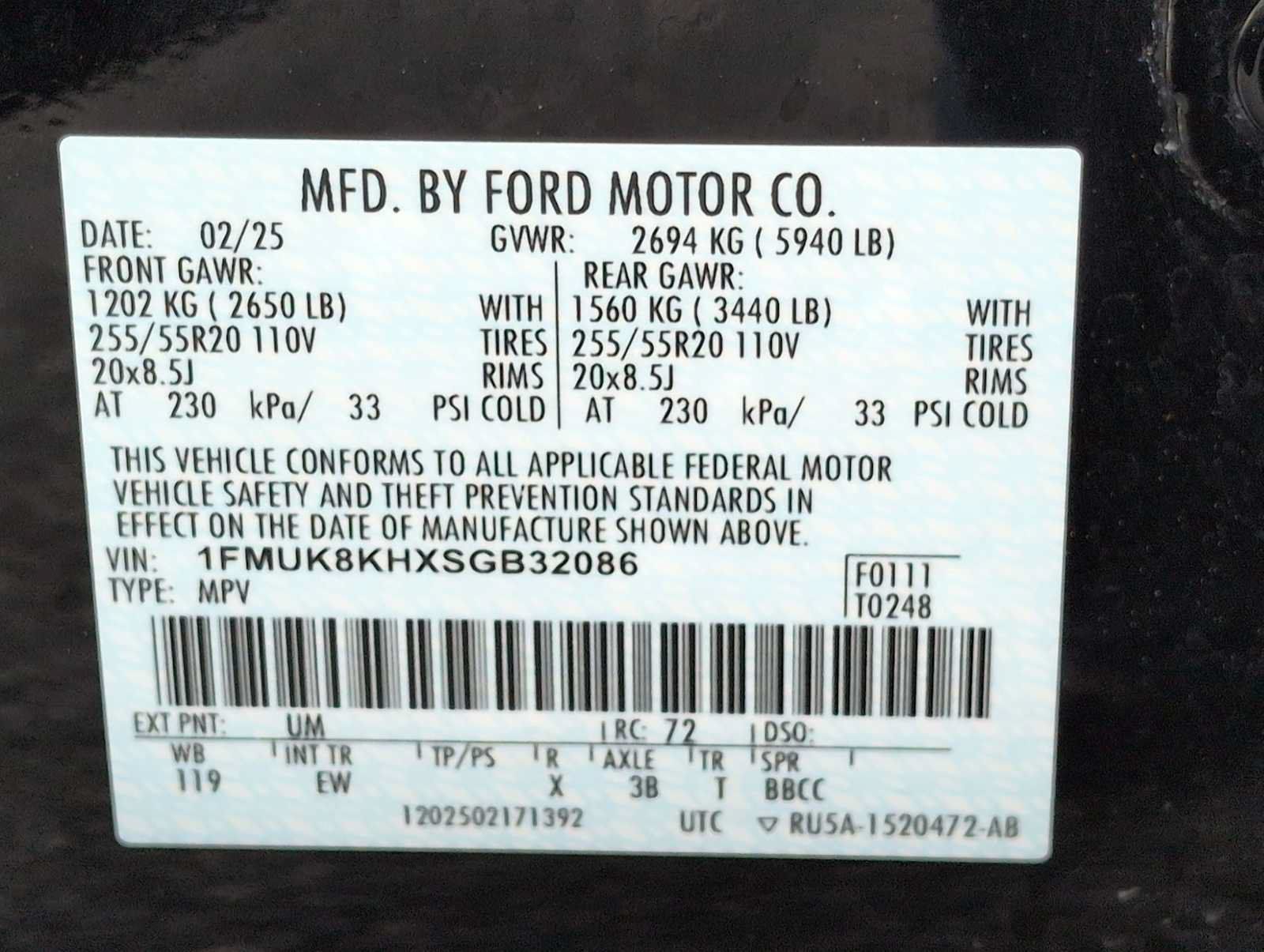 Used 2025 Ford Explorer ST-Line AWD/4WD image 35