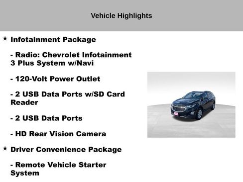 Used 2019 Chevrolet Equinox LT w/ Sun & Navigation Package FWD image 14