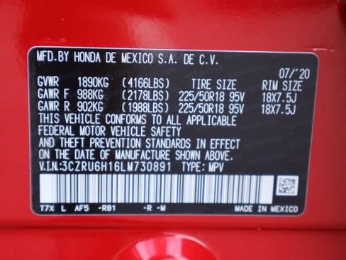 Used 2020 Honda HR-V Sport image 29