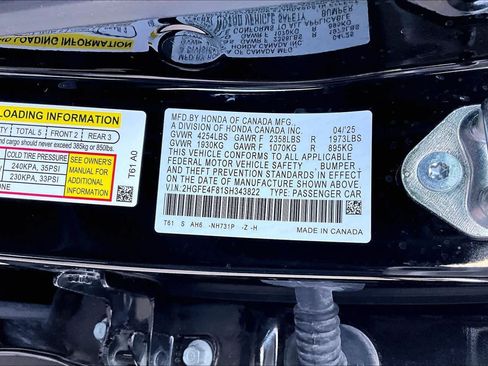 Used 2025 Honda Civic Sport image 34