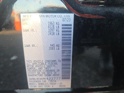 Used 2023 Nissan Altima 2.5 SR FWD image 22