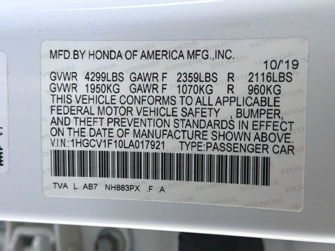 Used 2020 Honda Accord LX image 33