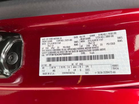 Used 2019 Ford F150 XLT w/ Equipment Group 302A Luxury AWD/4WD image 25