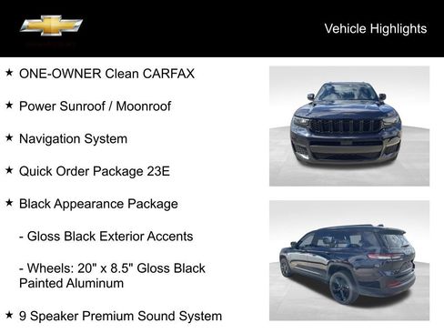 Used 2024 Jeep Grand Cherokee L Limited w/ Black Appearance Package AWD/4WD image 19