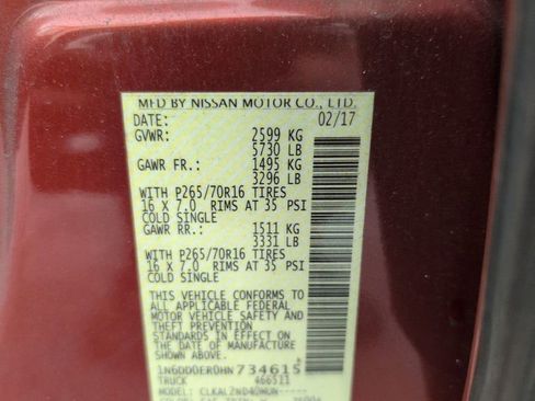 Used 2017 Nissan Frontier SV RWD image 37