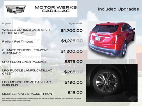 Used 2023 Cadillac XT5 Premium Luxury w/ LPO, Floor Liner Package AWD/4WD image 8