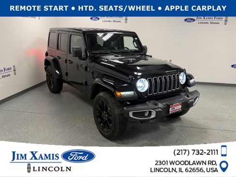 Used 2025 Jeep Wrangler Unlimited Sahara w/ Safety Group AWD/4WD image 1