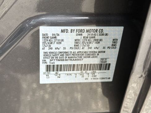 New 2026 Ford Maverick XL w/ Equipment Group 101A AWD/4WD image 31