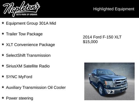 Used 2014 Ford F150 XLT w/ Equipment Group 301A Mid RWD image 4