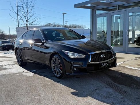Used 2018 INFINITI Q50 Red Sport 400 w/ Proactive Package image 1
