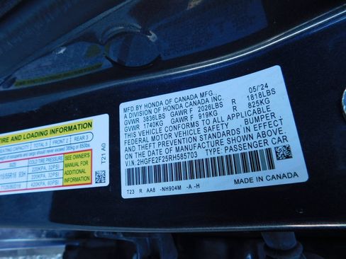 Used 2024 Honda Civic LX image 8