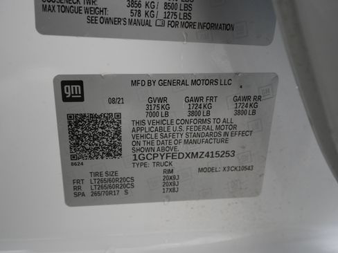 Used 2021 Chevrolet Silverado 1500 LT Trail Boss w/ Bed Protection Package image 33