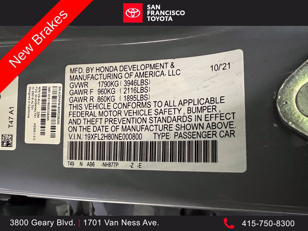 Used 2022 Honda Civic Sport image 37