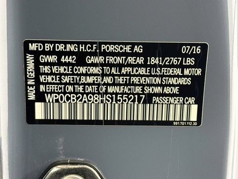 Certified 2017 Porsche 911 Carrera 4S AWD/4WD image 32
