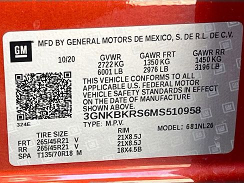 Used 2021 Chevrolet Blazer RS w/ Enhanced Convenience Package image 34