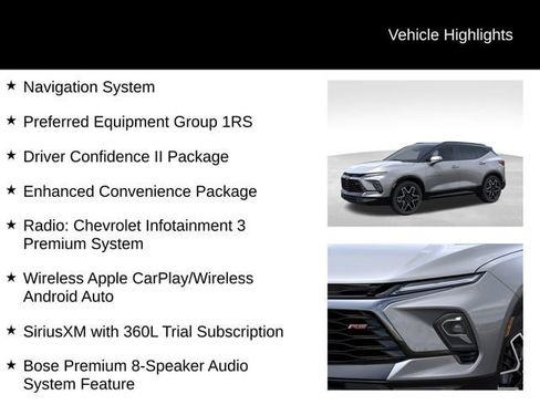 New 2026 Chevrolet Blazer RS w/ Driver Confidence II Package AWD/4WD image 17