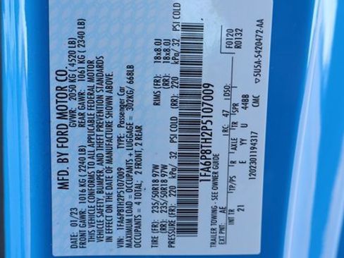 Used 2023 Ford Mustang Coupe w/ Equipment Group 101A image 31