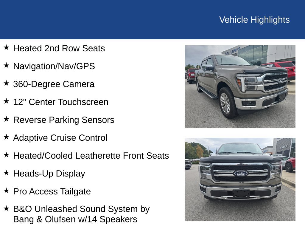 Used 2025 Ford F150 Lariat w/ Equipment Group 502A High AWD/4WD image 15