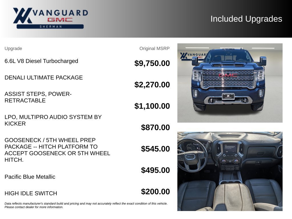 Used 2023 GMC Sierra 2500 Denali w/ Denali Ultimate Package AWD/4WD image 9