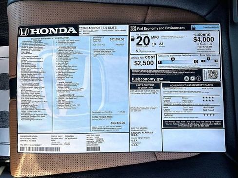 New 2026 Honda Passport TrailSport Elite image 14