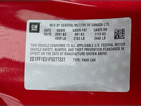 Used 2015 Chevrolet Camaro LT w/ RS Package image 12