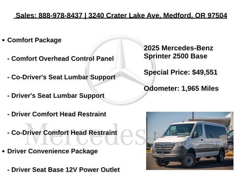 Used 2025 Mercedes-Benz Sprinter 2500 image 6