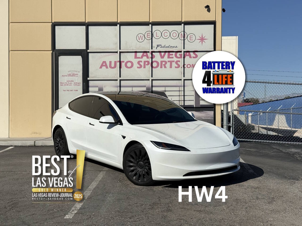 Used 2025 Tesla Model 3 Long Range AWD/4WD image 1