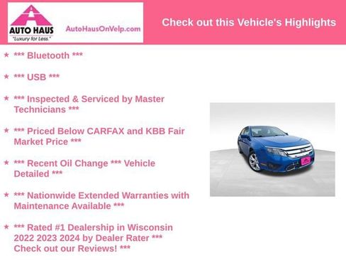 Used 2012 Ford Fusion SE image 3