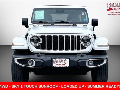 Used 2024 Jeep Wrangler Unlimited Sahara w/ Technology Group image 2