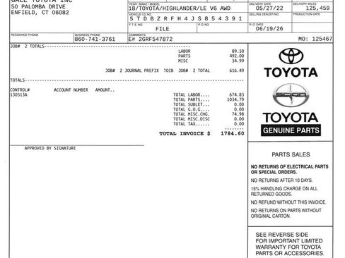Used 2018 Toyota Highlander Plus AWD/4WD image 13