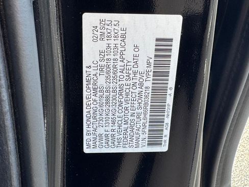 Certified 2024 Honda Odyssey EX-L image 26