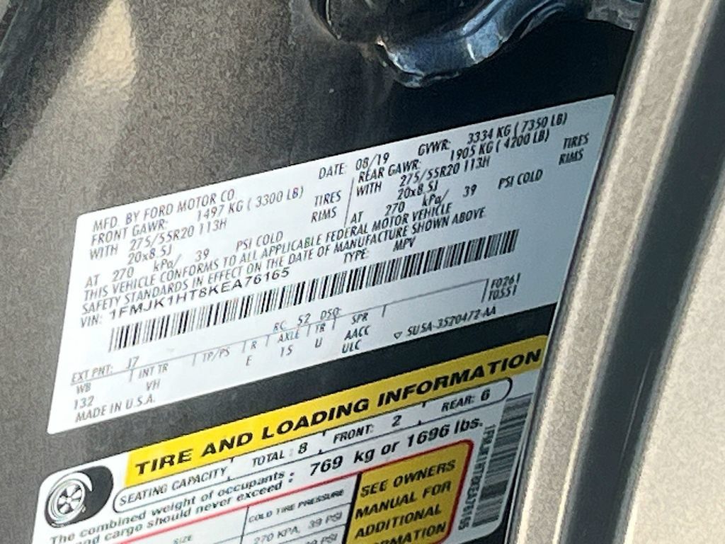 Used 2019 Ford Expedition Max XLT w/ Equipment Group 202A RWD image 34
