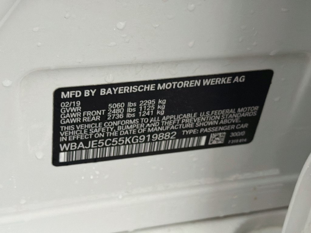 Used 2019 BMW 540i w/ Convenience Package RWD image 45