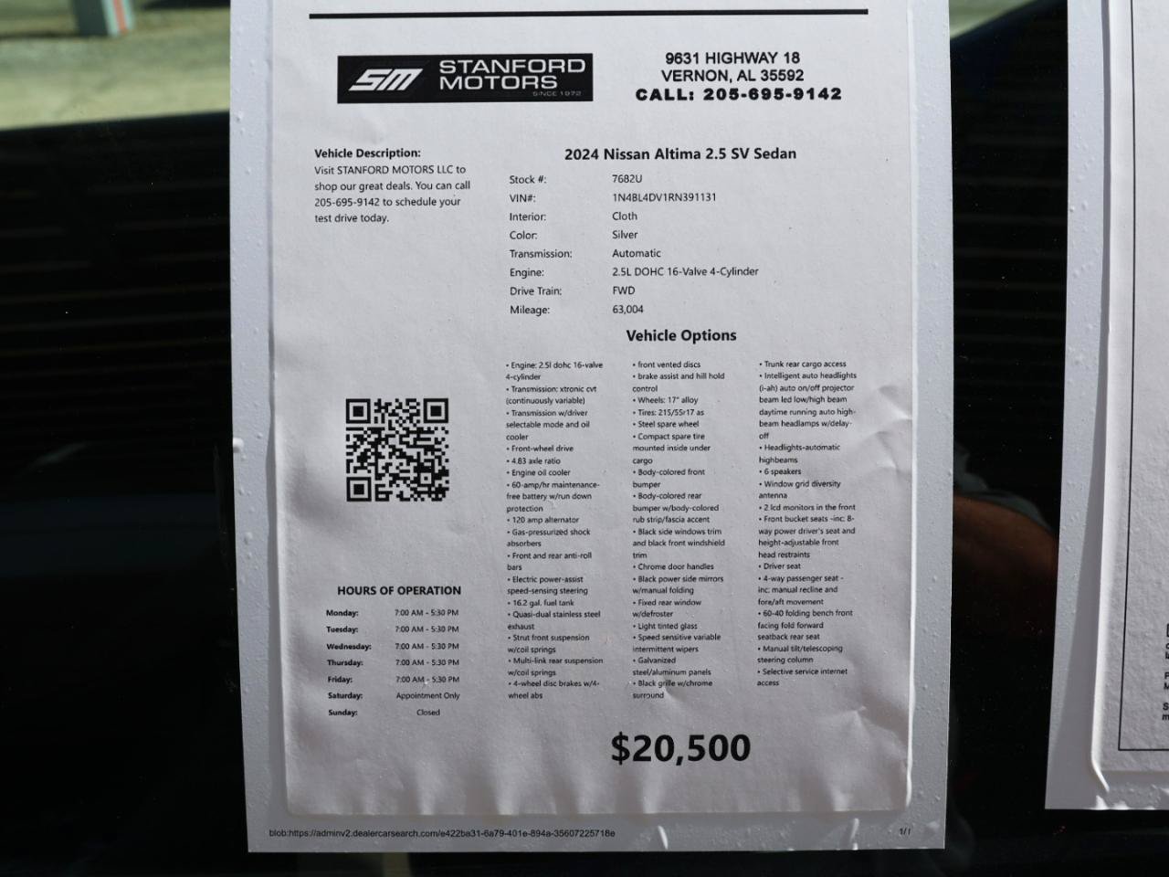 Used 2024 Nissan Altima 2.5 SV FWD image 19