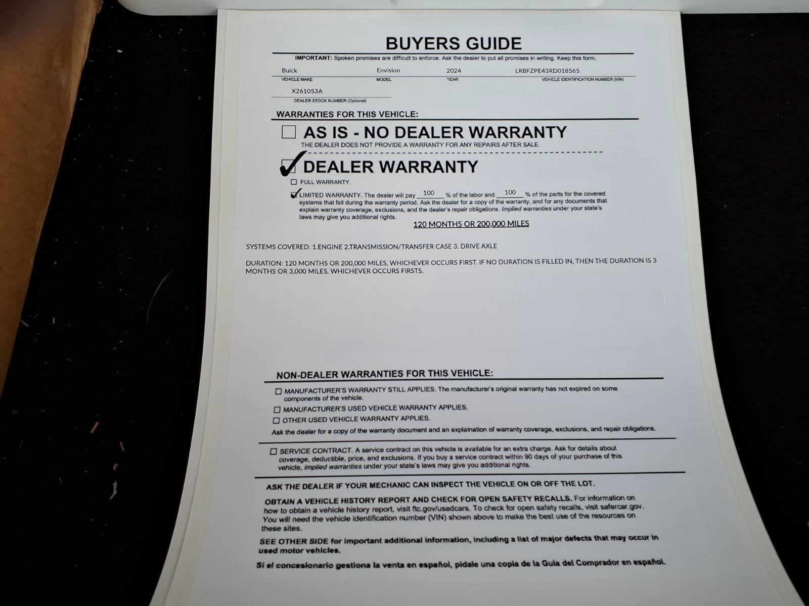Used 2024 Buick Envision Sport Touring AWD/4WD image 37