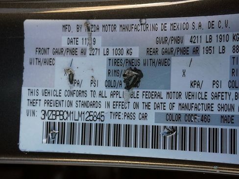 Used 2020 MAZDA MAZDA3 Select image 48