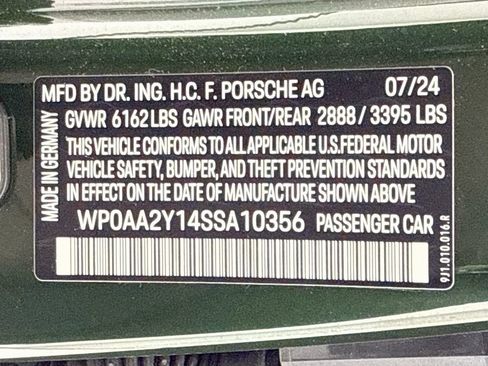 Certified 2025 Porsche Taycan RWD image 12