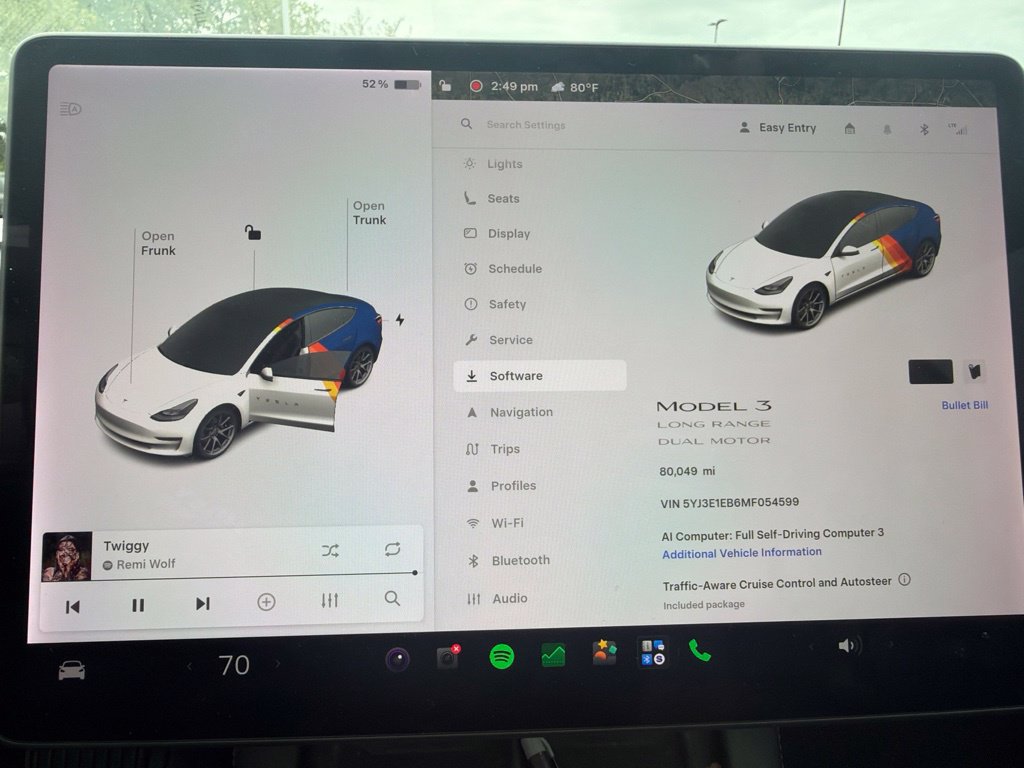Used 2021 Tesla Model 3 Long Range AWD/4WD image 2