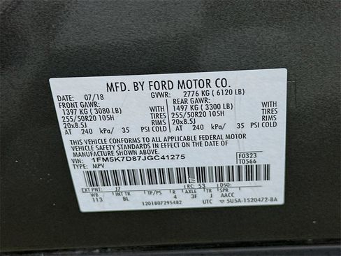 Used 2018 Ford Explorer XLT w/ Equipment Group 202A image 32