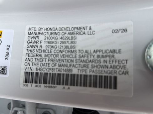 New 2026 Honda Accord Touring image 36