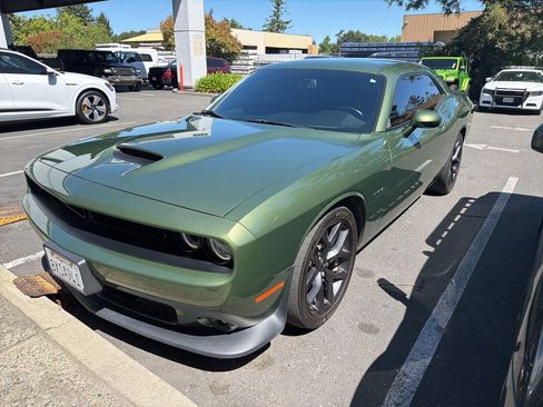 Used 2021 Dodge Challenger R/T w/ Blacktop Package RWD image 1